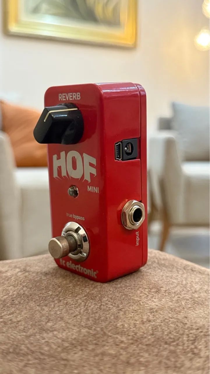 Pedal Reverb HOF Mini Tc Eletronic para Guitarra (Zerado