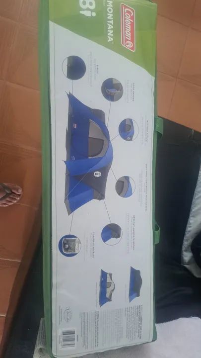 Barraca Coleman Montana 6/8 Pessoas com Capa de Chuva - Foto 2