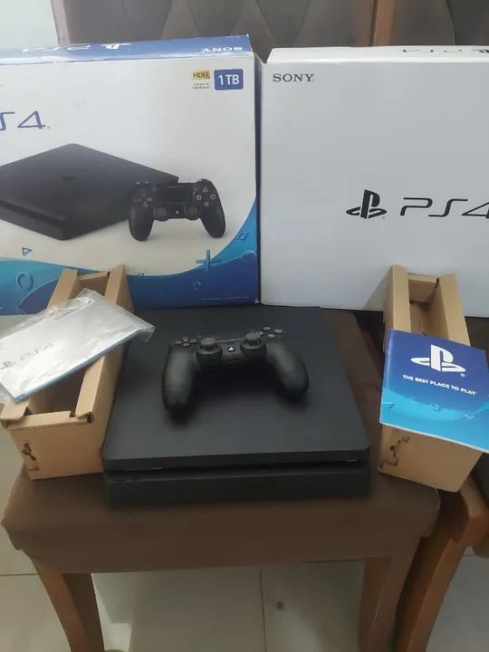 Ps4 Slim 500gb| Loja Física iGames - Garantia e Suporte + Jogo de BRINDE