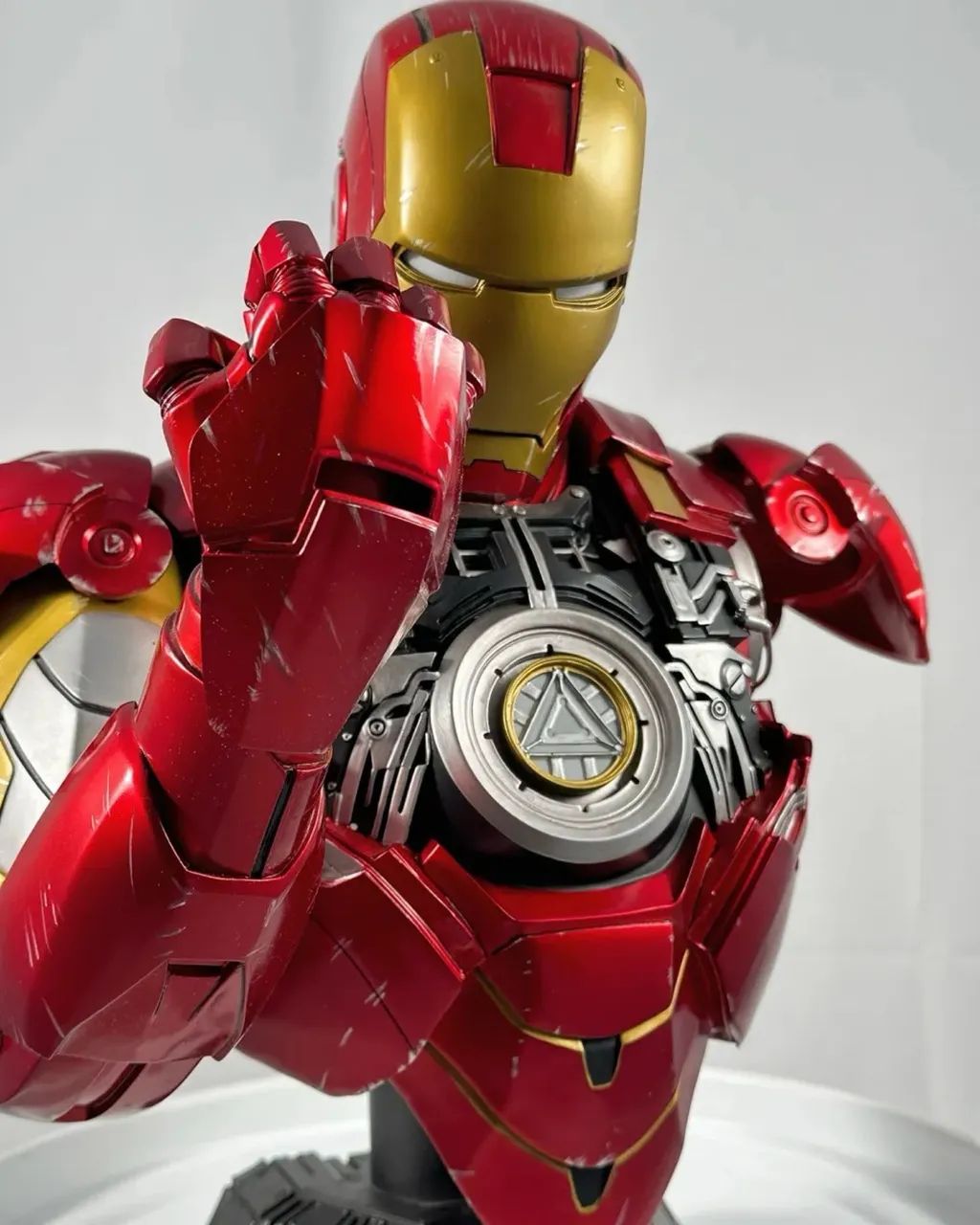 Busto Iron Man - Mark VI Legendary Scale 1/2 Sideshow - Foto 5
