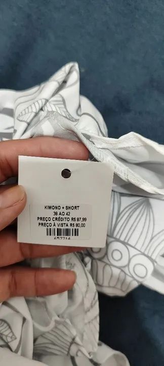Kimono e shortinho  - Foto 2