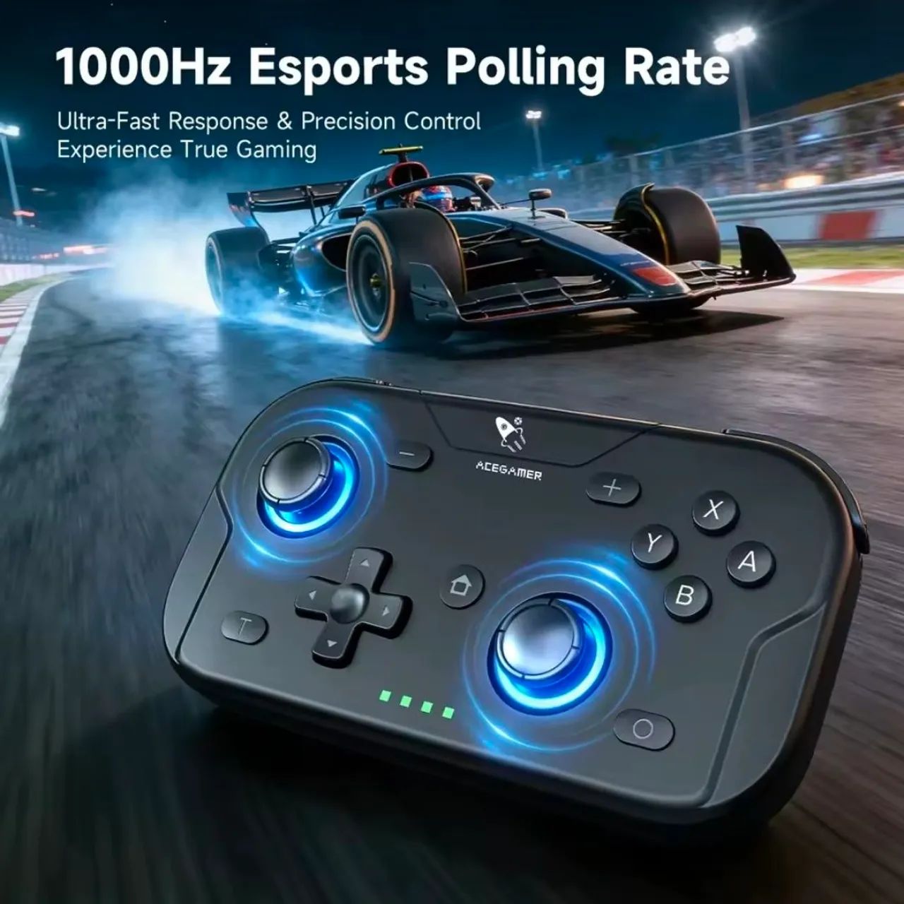 Mini Controle Portátil com Hall Effect para Nintendo Switch 1 e 2 , PC !!! - Foto 5