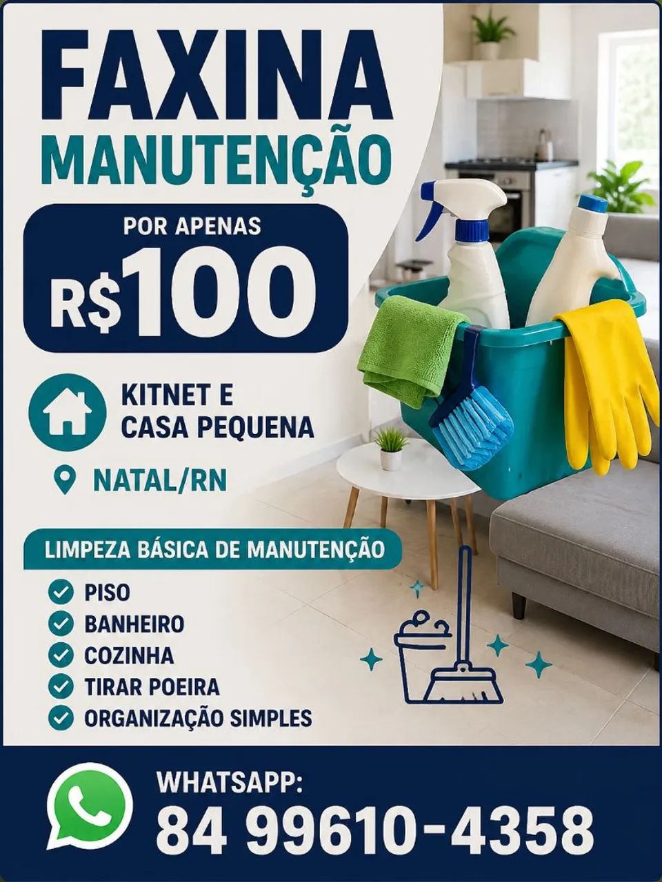 Faxinas de manutenção 