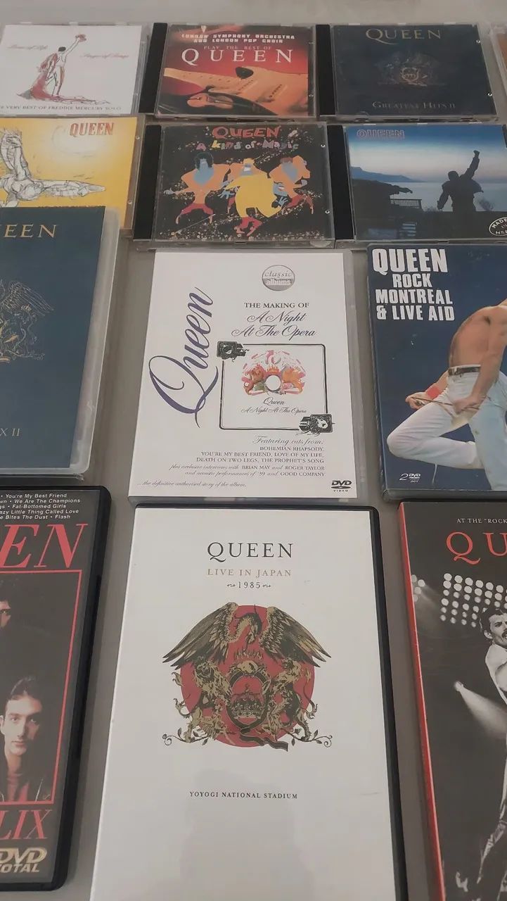 Queen Vhs Fita QueenのVHS Live grátis Frete | Perfeita! Rare ミュージック