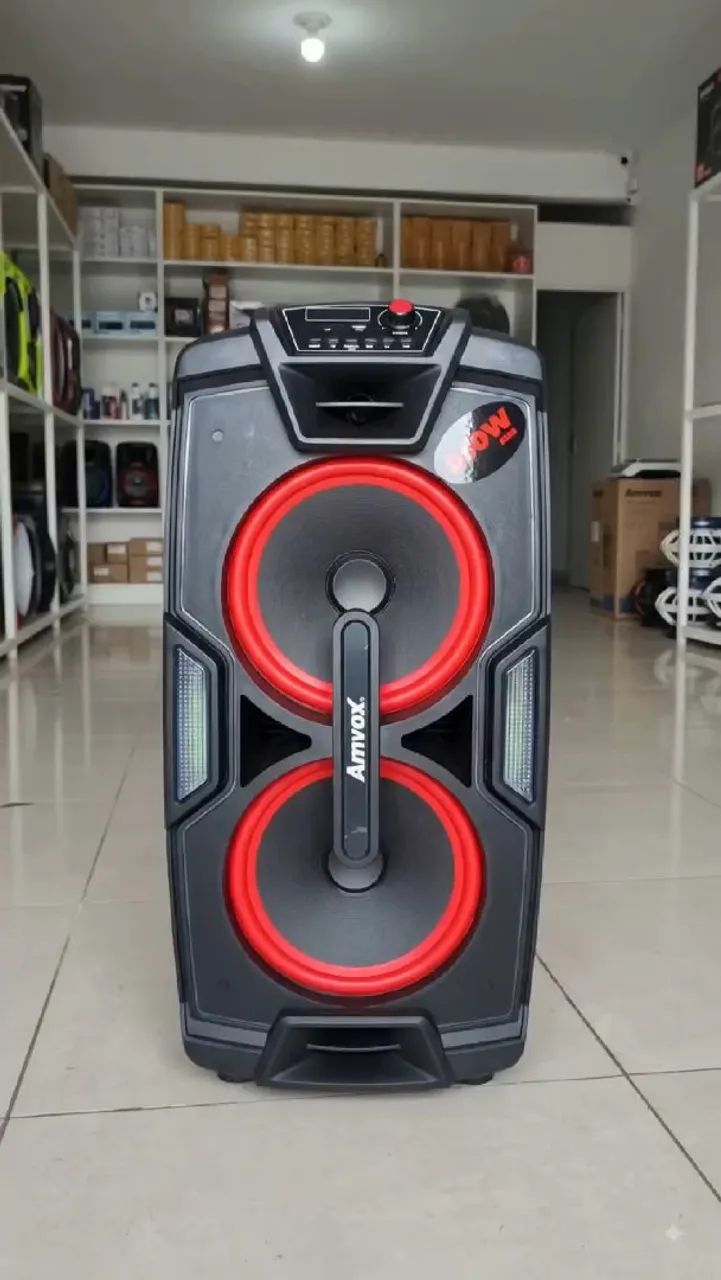 Caixa Amplificada Amvox 850w Rms