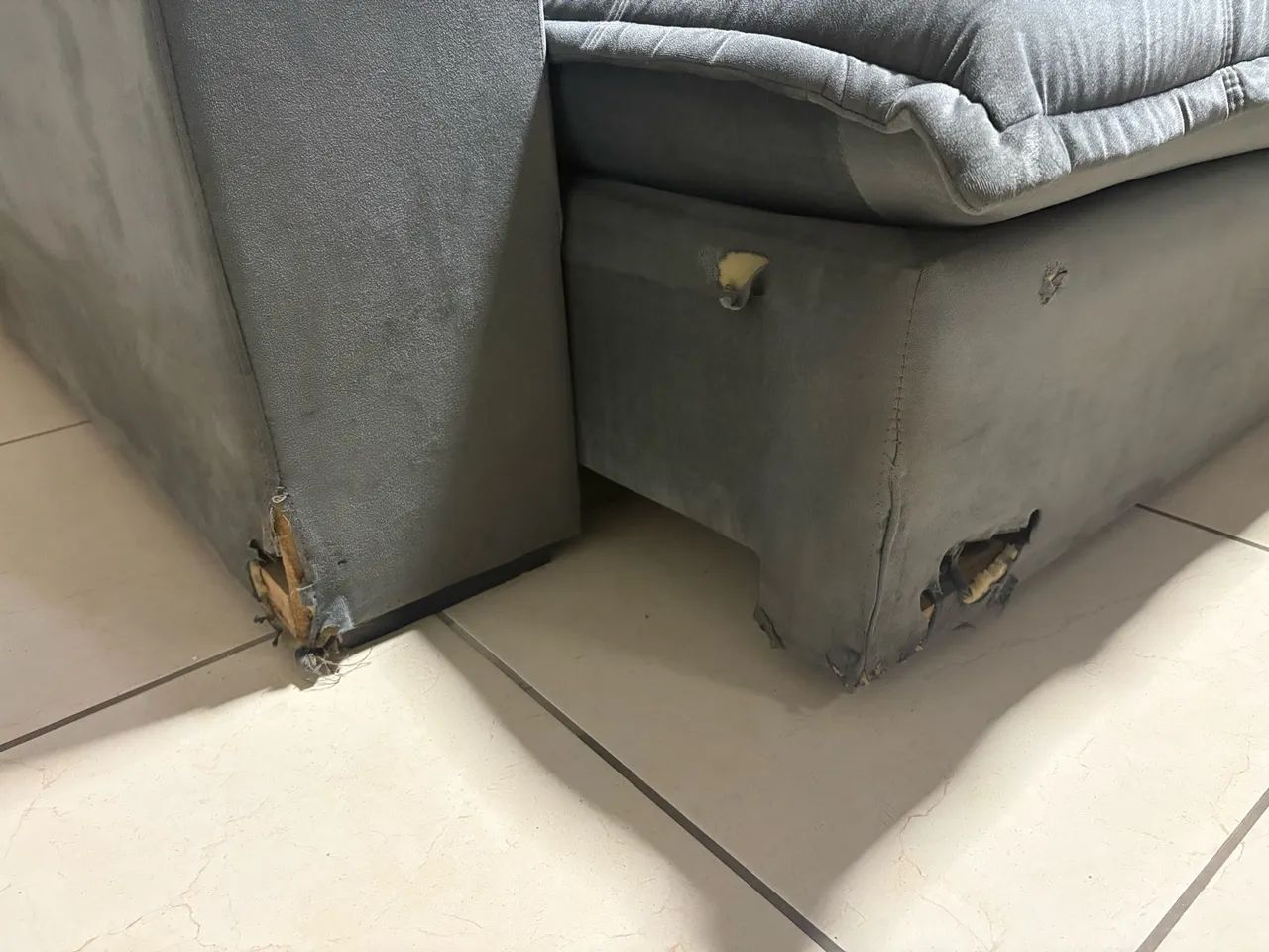 Sofá 2,30m Cinza - Retrátil e reclinável com Molas Ensacadas - Foto 2