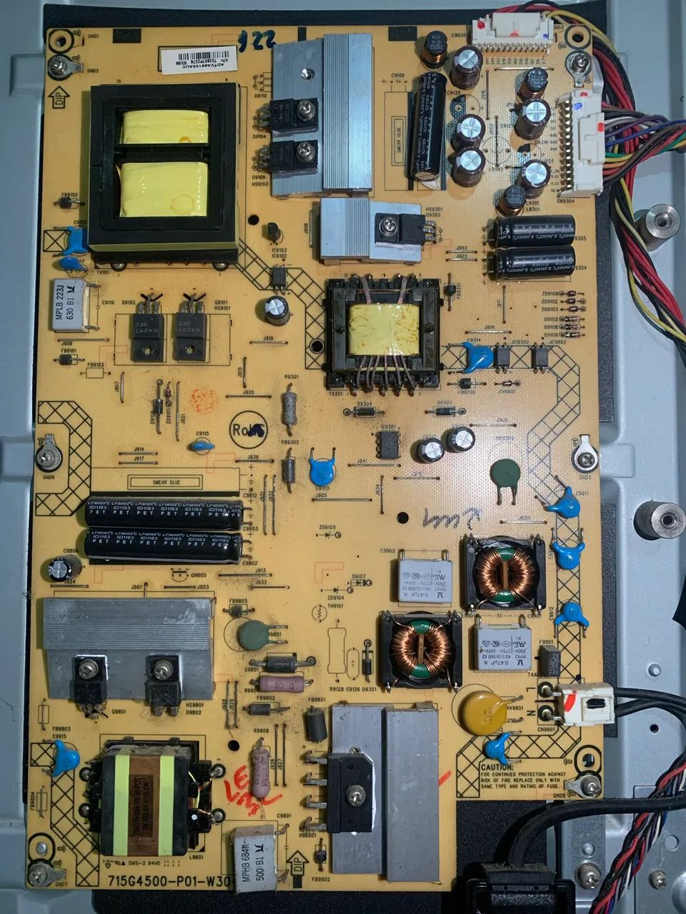 PLACA DA FONTE DA TV AOC MODELO LE32W157 - Foto 2