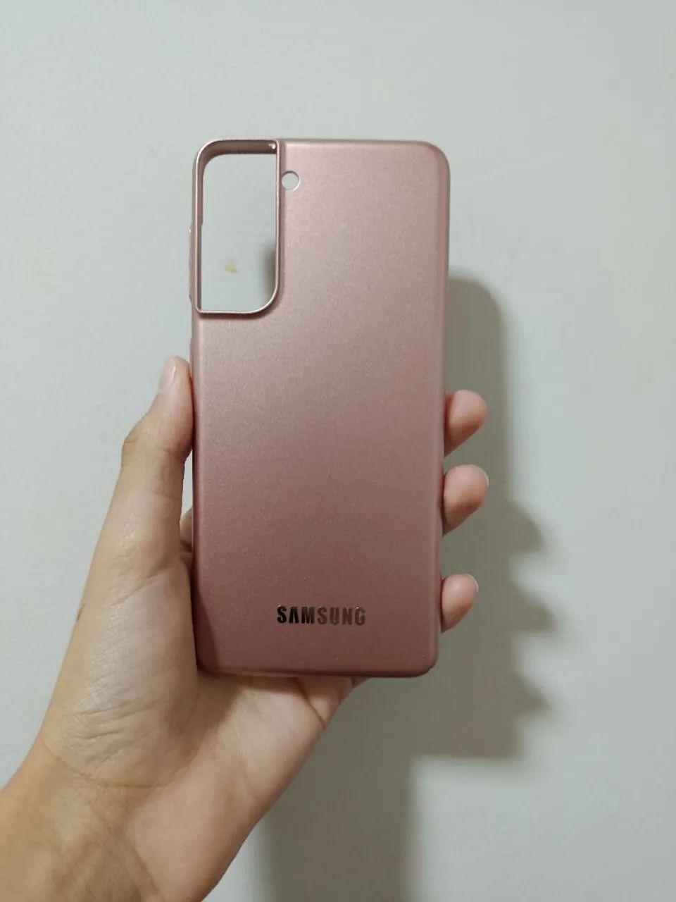 Capa Capinha Protetora Samsung Galaxy S21 Rose Gold