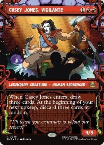 Carta de Magic - Casey Jones, Vigilante
