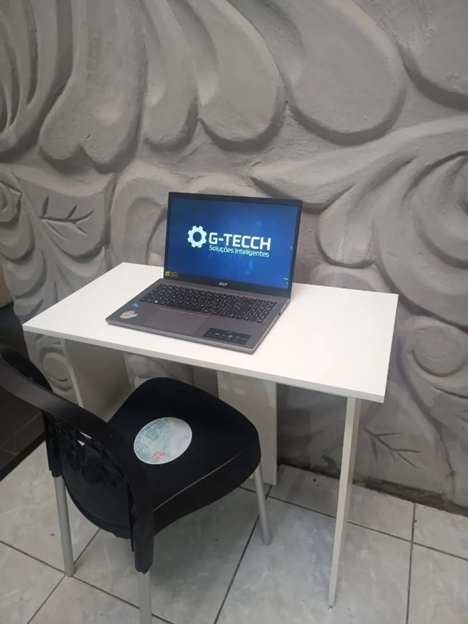 Escrivaninha NOVA MDF Mesa Multiuso para Notebook Escritório Computador Birô de Estudo - Foto 5