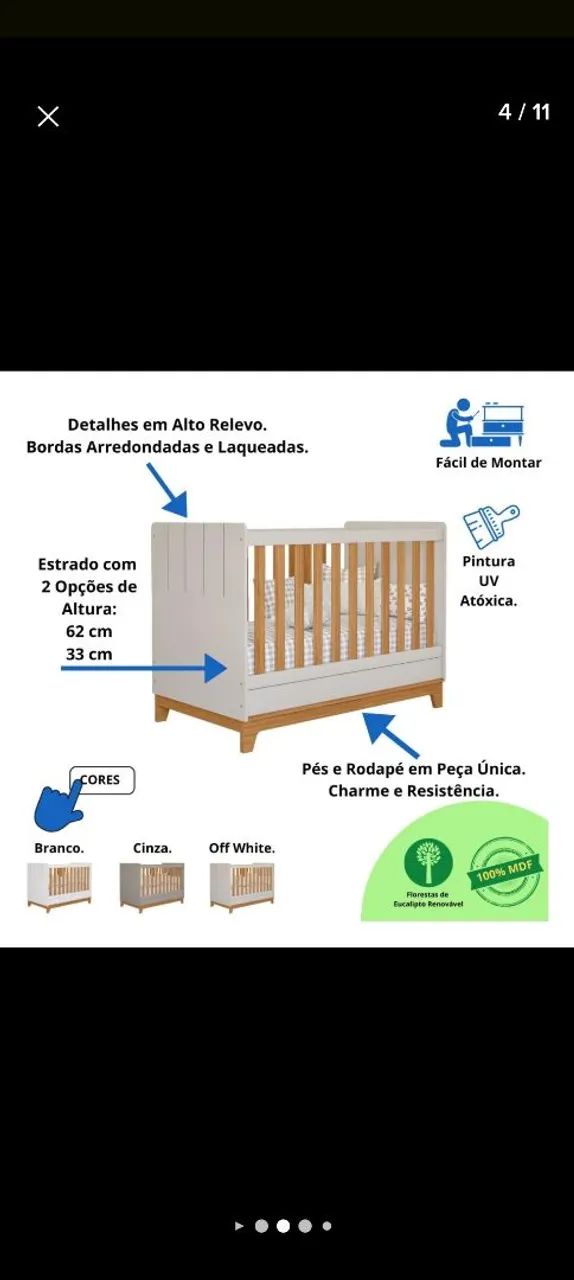 Berço americano - Foto 3