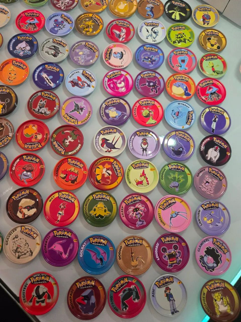 Tazos pokemon metal