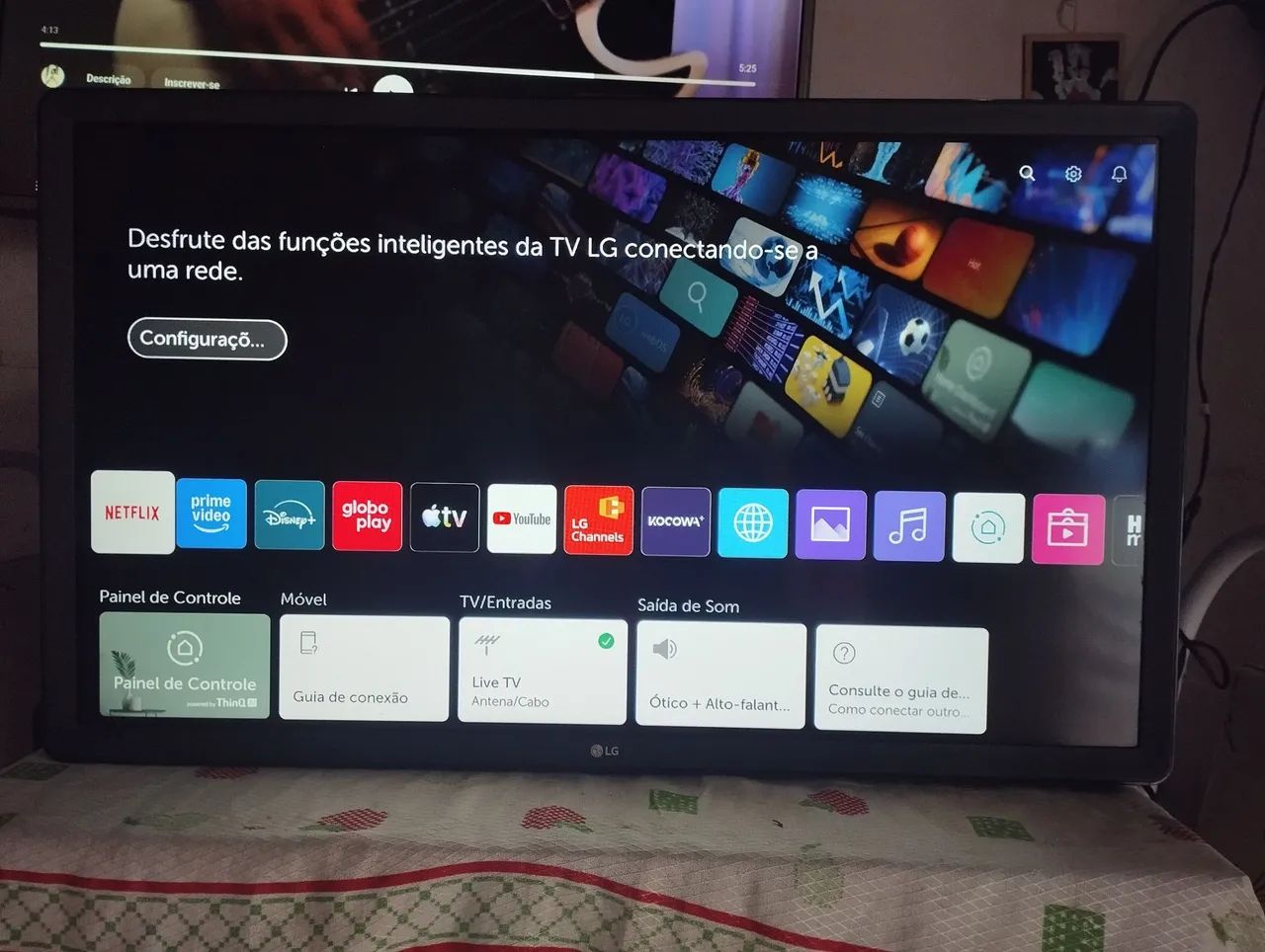 Tv LG smart de 32 polegadas semi nova com bluetooth  - Foto 4