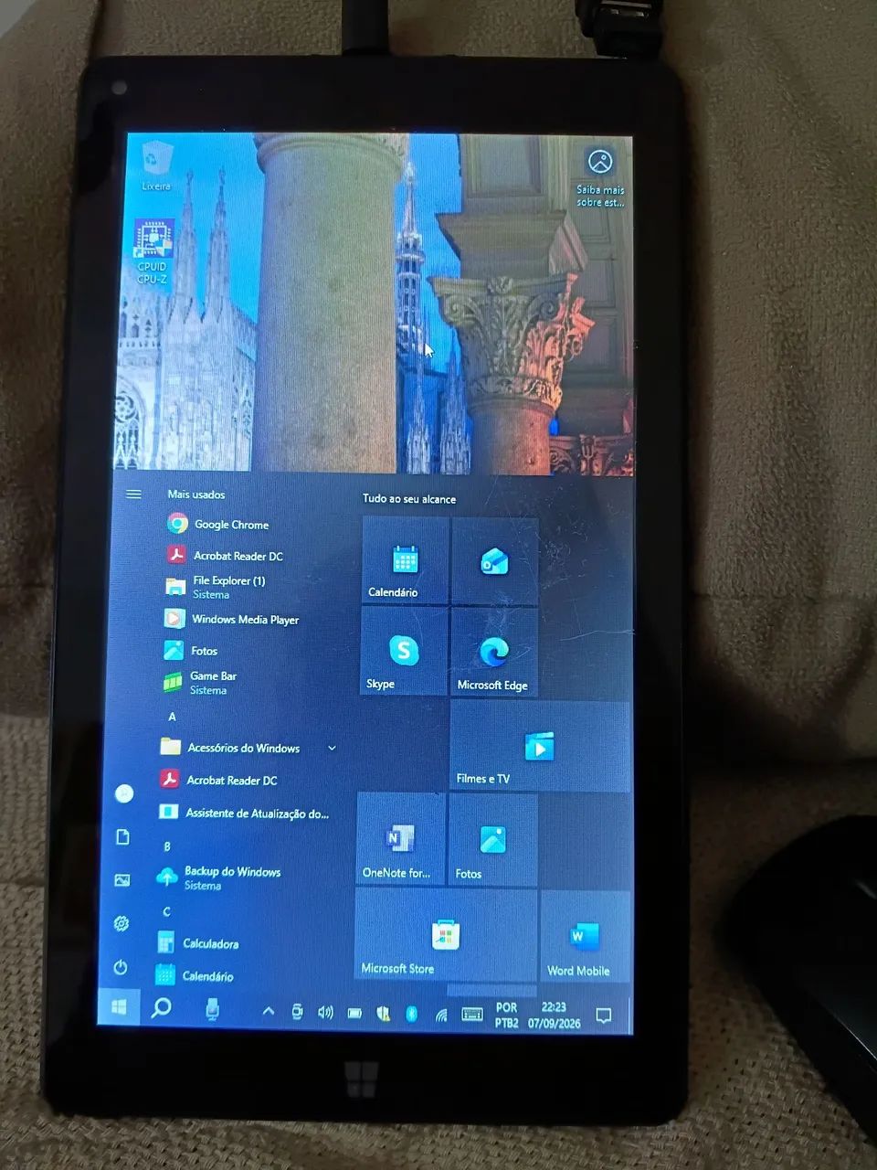 Tablet com windows 10