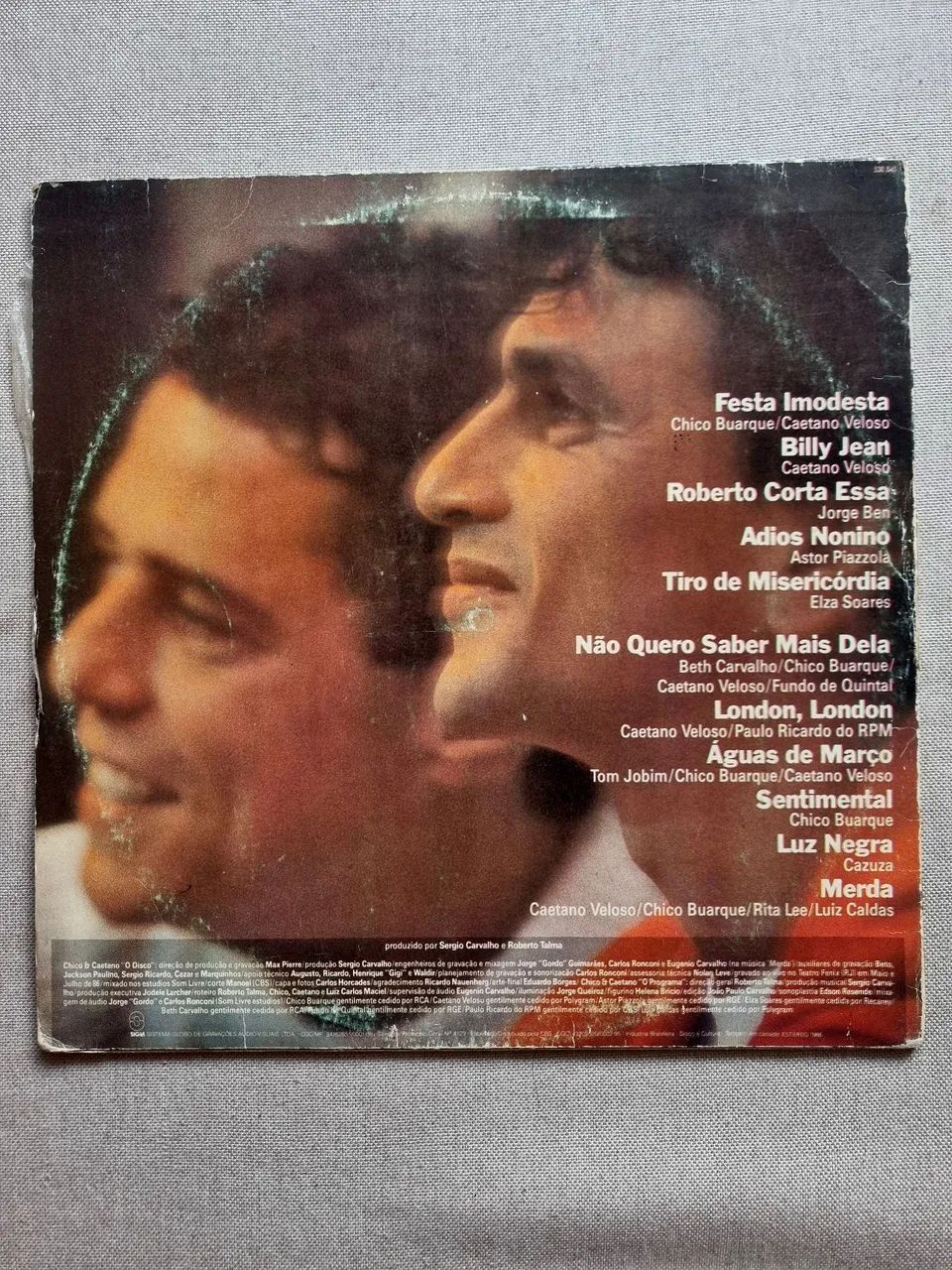 LP Melhores momentos - Chico e Caetano  - Foto 2