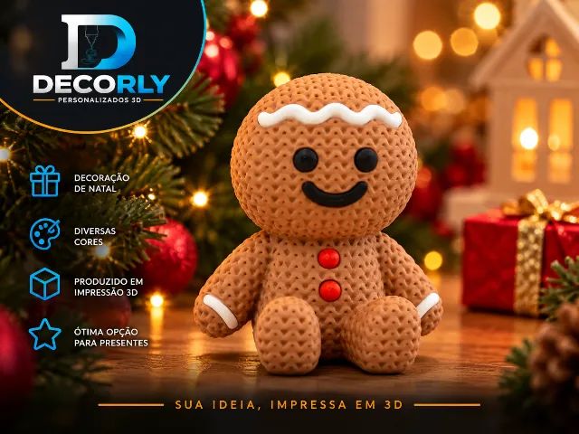 ENFEITES DE NATAL PERSONALIZADOS EM 3D - Foto 4
