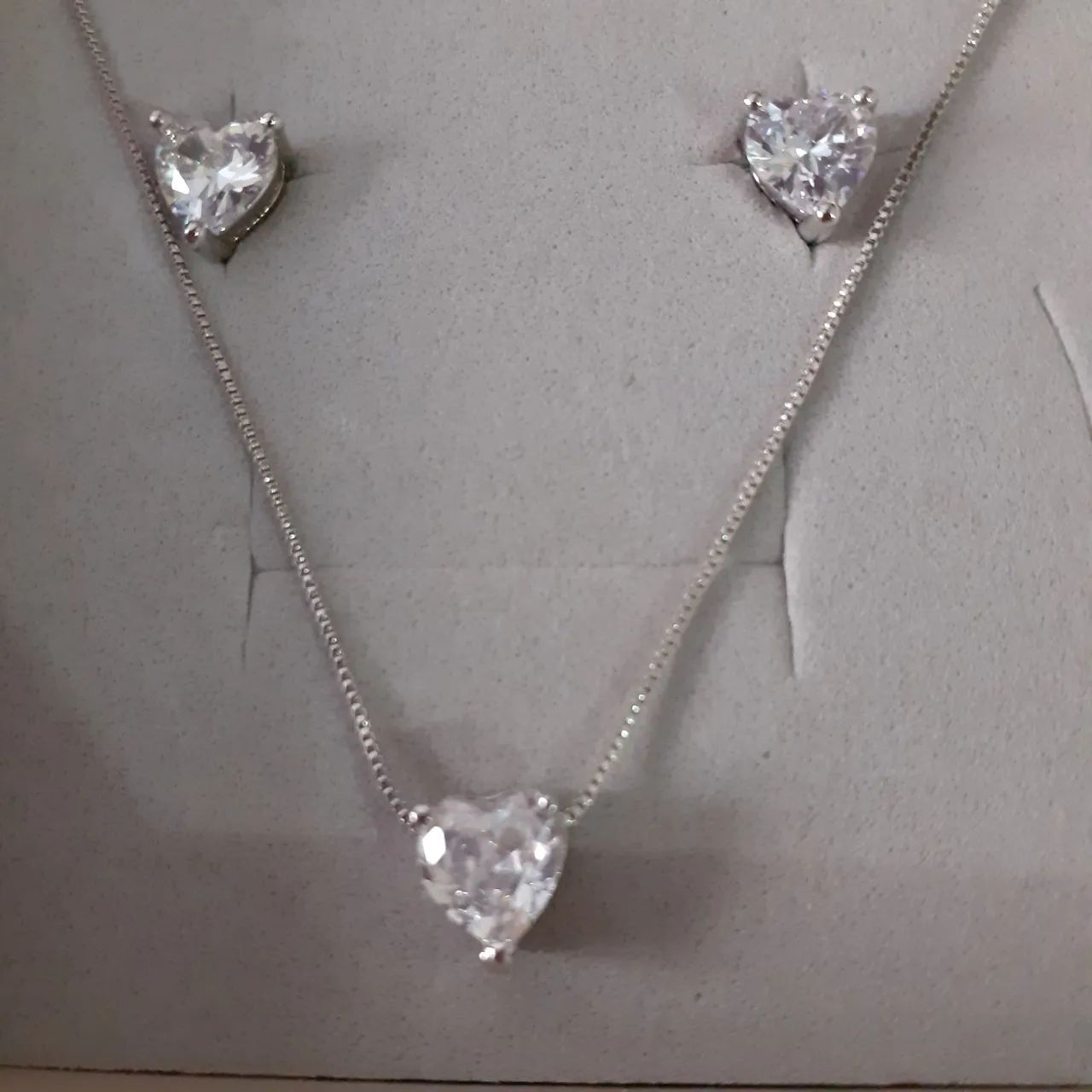 Conjunto de Colar Coração  Morana  - Foto 2