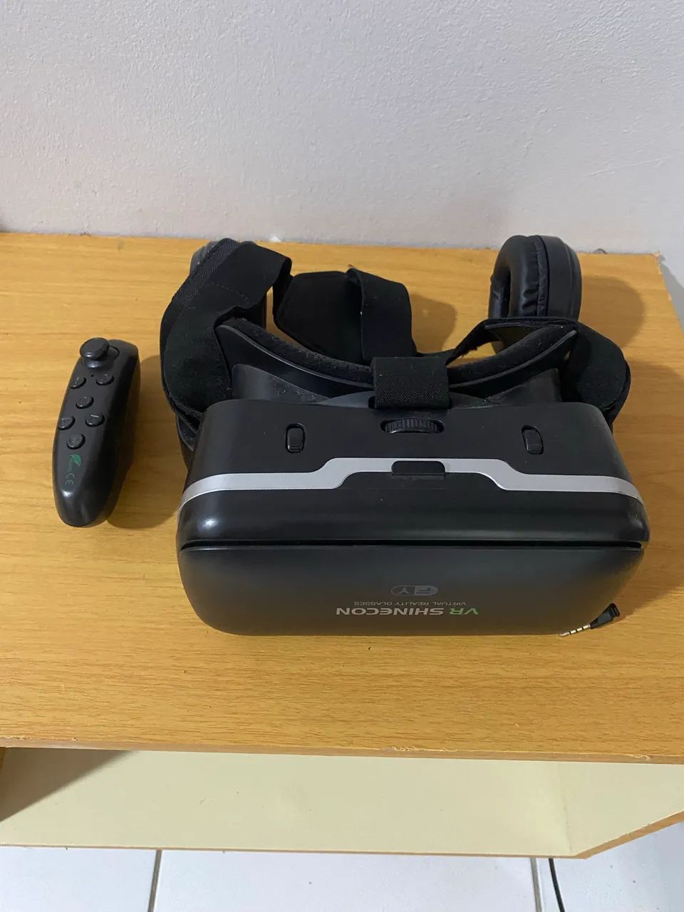 Óculos Rv realidade virtual 3d com controle e fone de ouvido - Foto 2