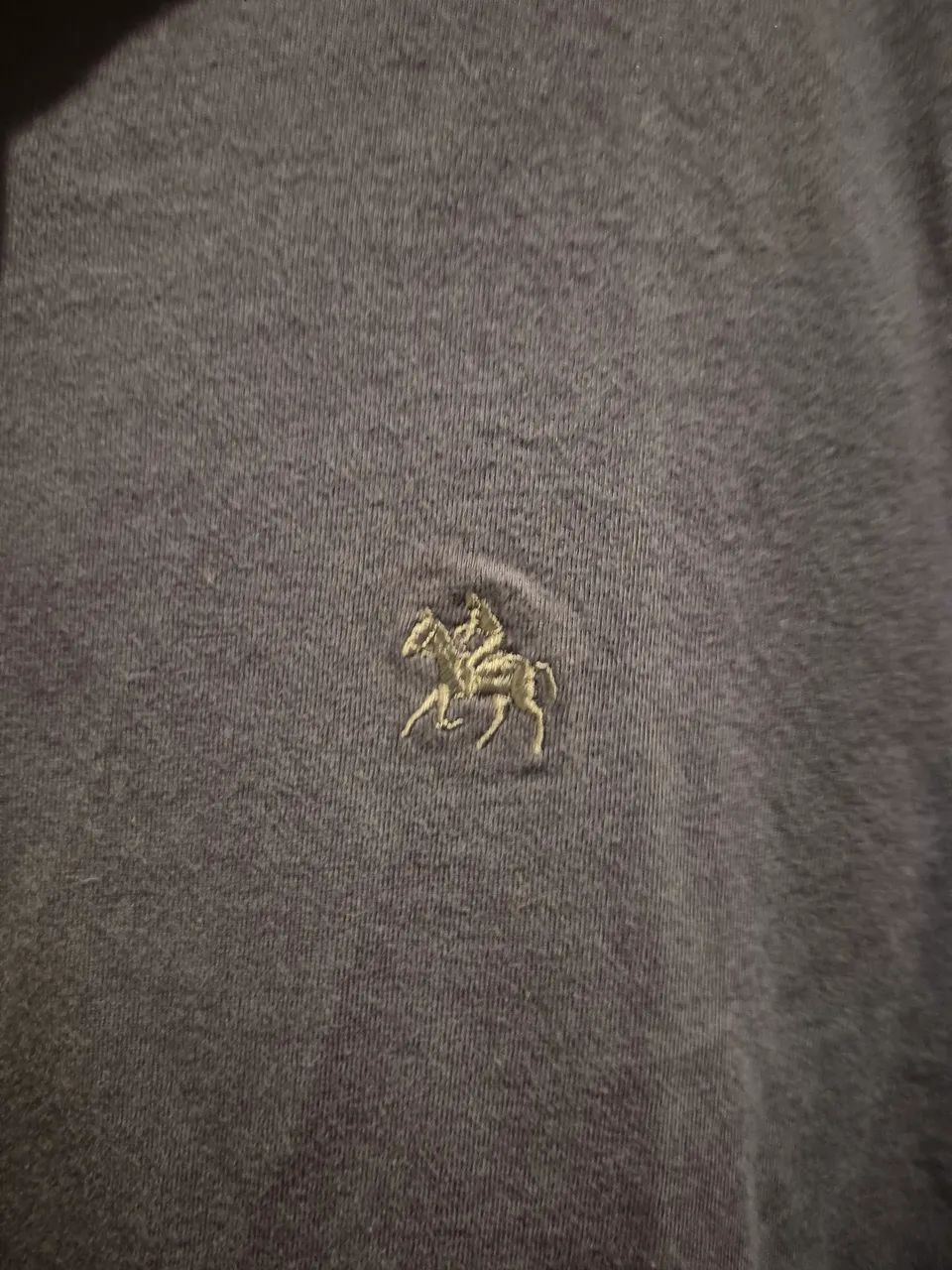 Camisa Polo Classic Azul Escuro M Nova Sem Uso Com Etiqueta - Foto 4