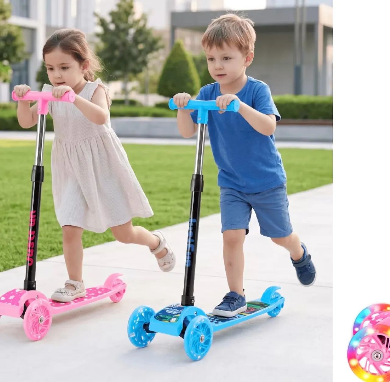 PATINETE INFANTIL COM LED