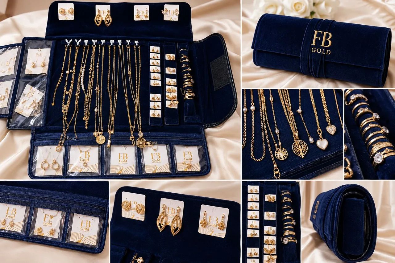semi jóias Gold 