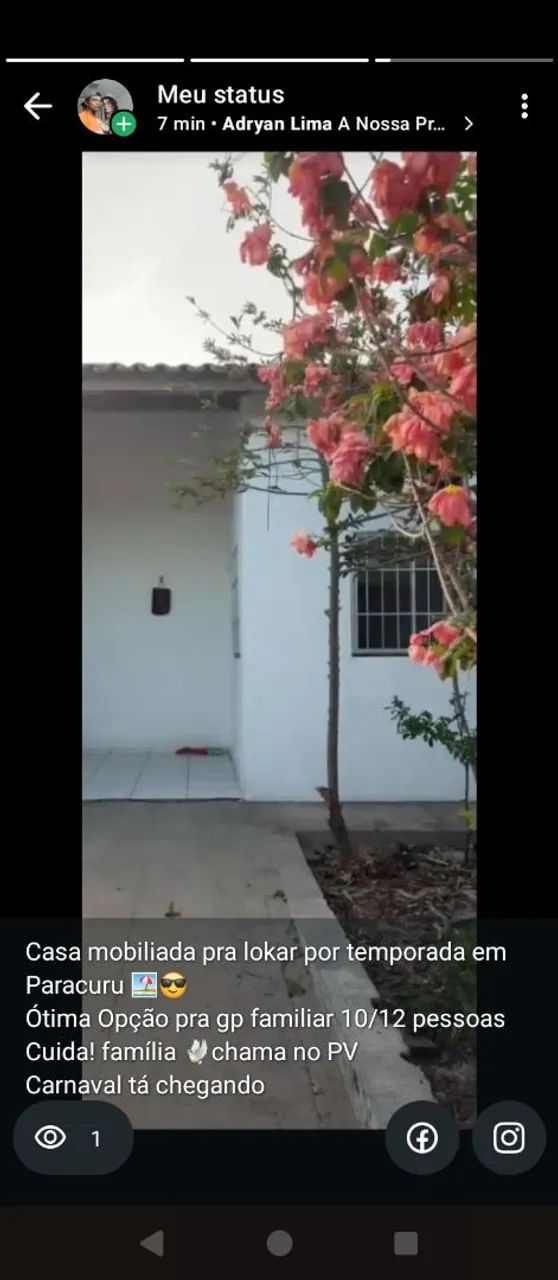 Casa de praia paracauru ce