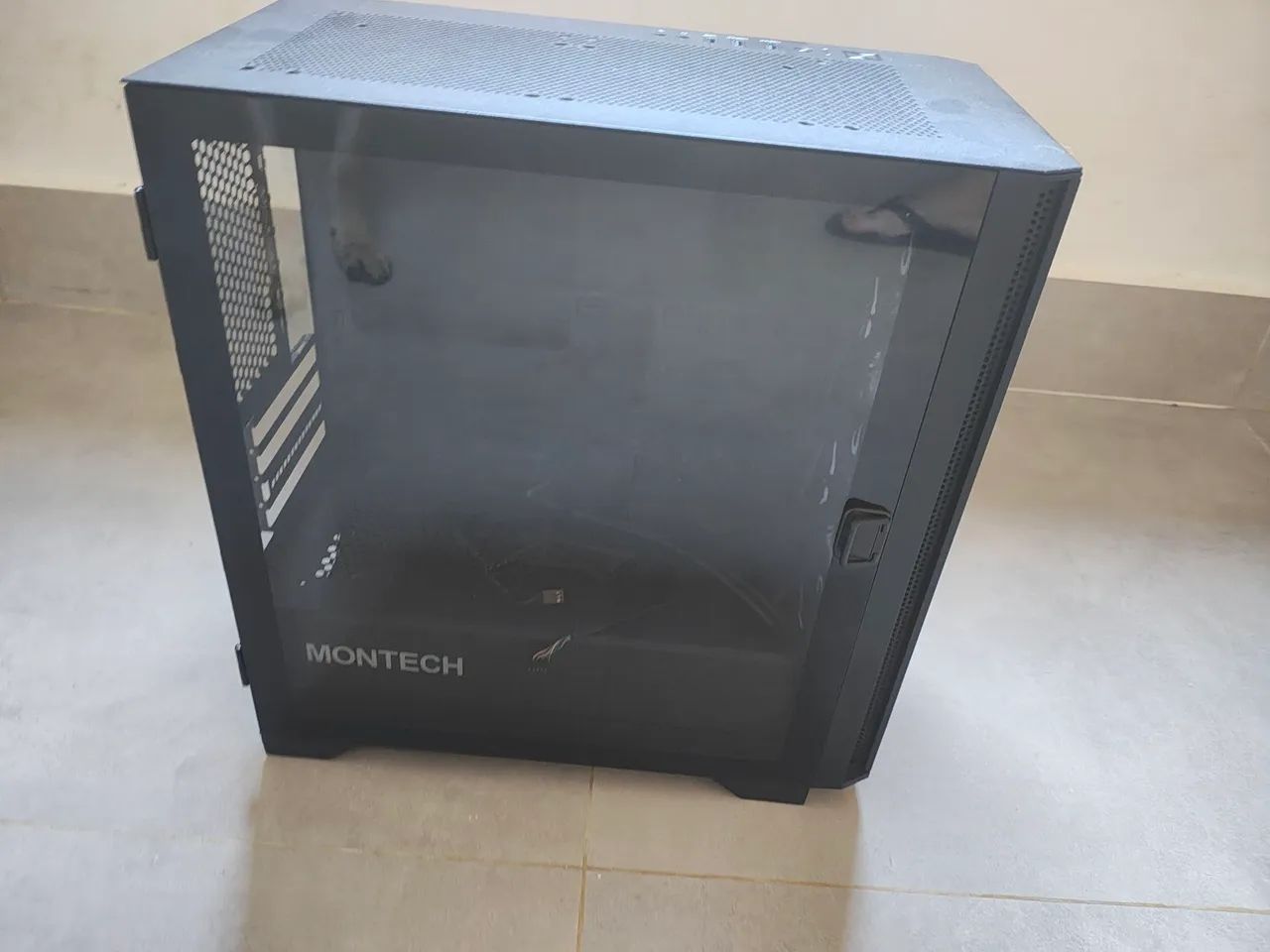 Gabinete mesh perfeito estado com 3 coolers - Foto 3