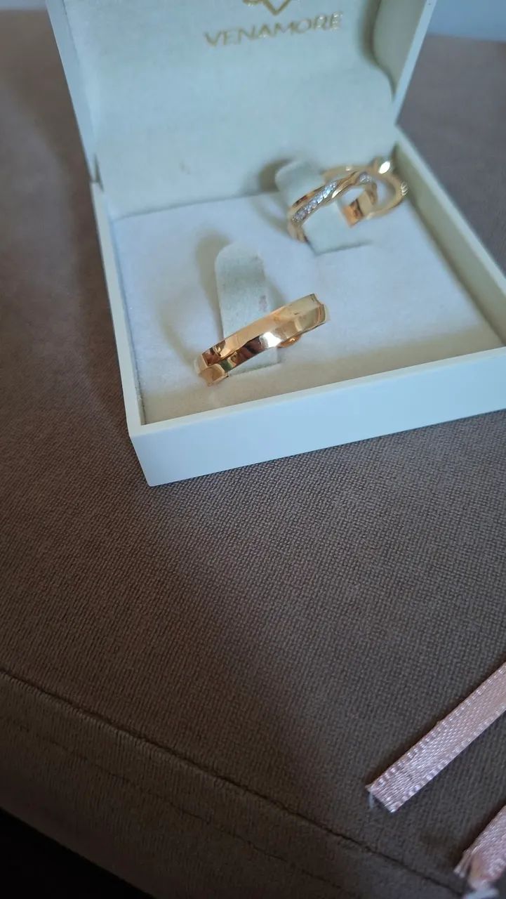 Par de aliança em ouro  - Foto 5