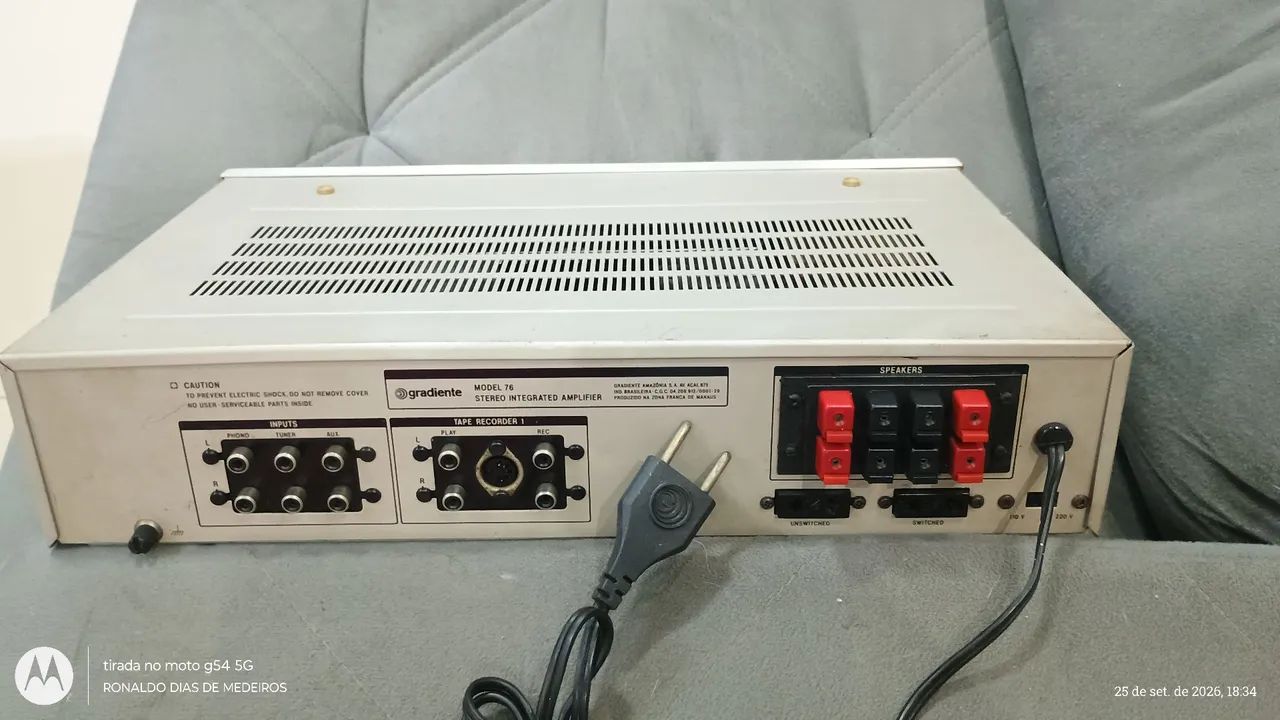 Amplificador m76 gradiente  - Foto 4