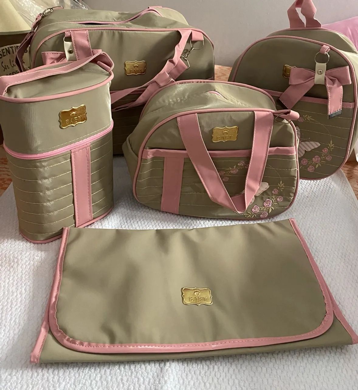 Kit bolsa maternidade 5 peças - Foto 2