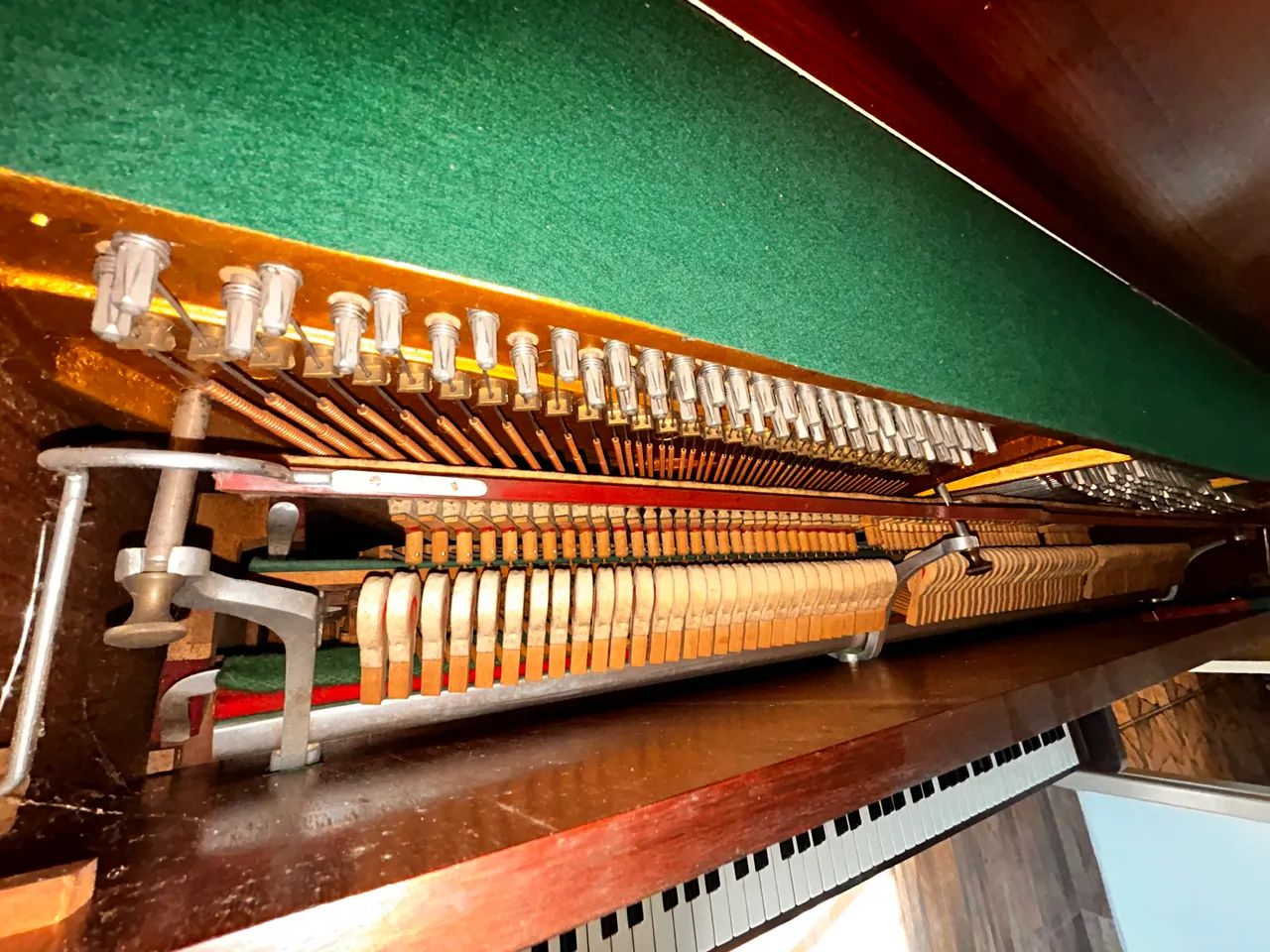 Piano Vertical E. Zobel 115 cm | Bom Estado - Foto 2