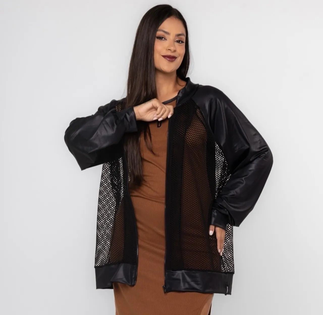 Jaqueta Bomber Glow Mesh D - Foto 5