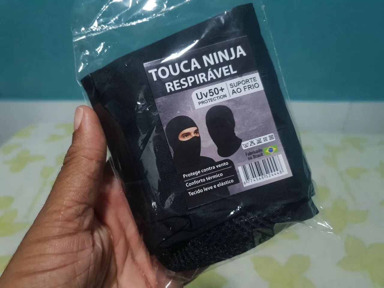 Balaclava respirável, touca ninja