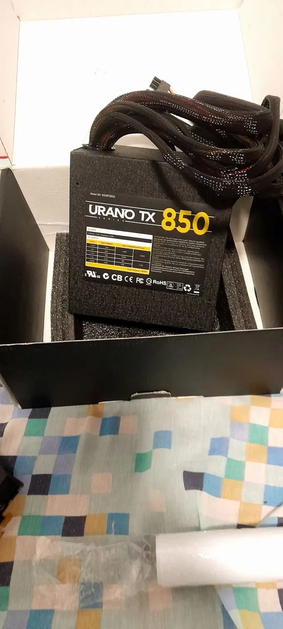 Fonte 850w 80plus prata  - Foto 4