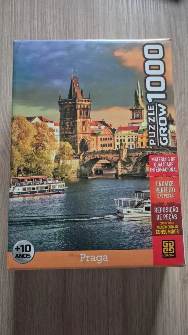 Quebra-cabeça 1000 peças - Praga (Grow)  