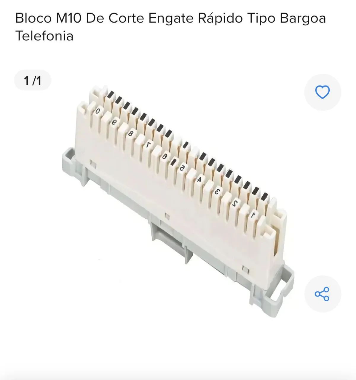 Bloco M10 Bargoa Telefonia