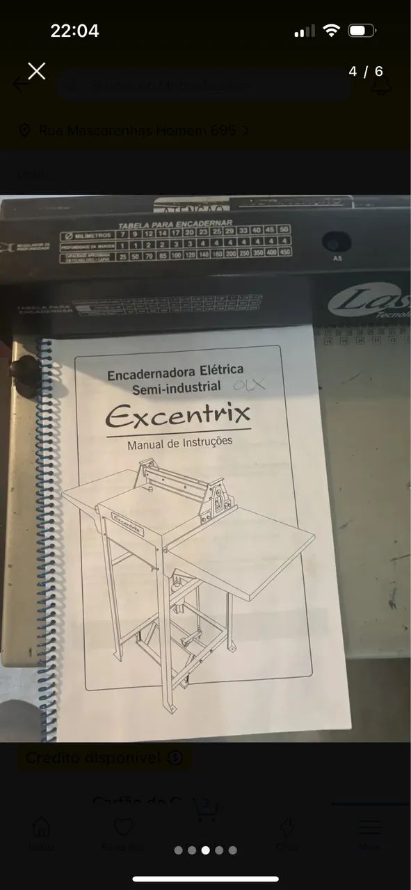 Perfuradora encadernadora elétrica Mini Max Lassane - Foto 4