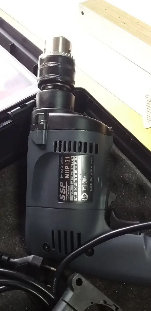 Furadeira makita original ssp 430w nova na maleta  - Foto 2