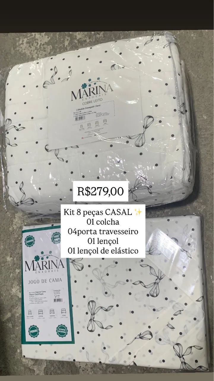 Kit de colcha de cama 8 peças  - Foto 3