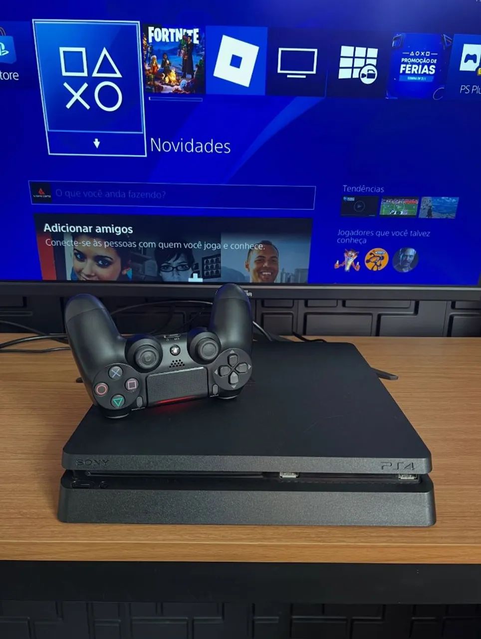 Playstation 4 Slim PERFEITO ESTADO - Foto 2