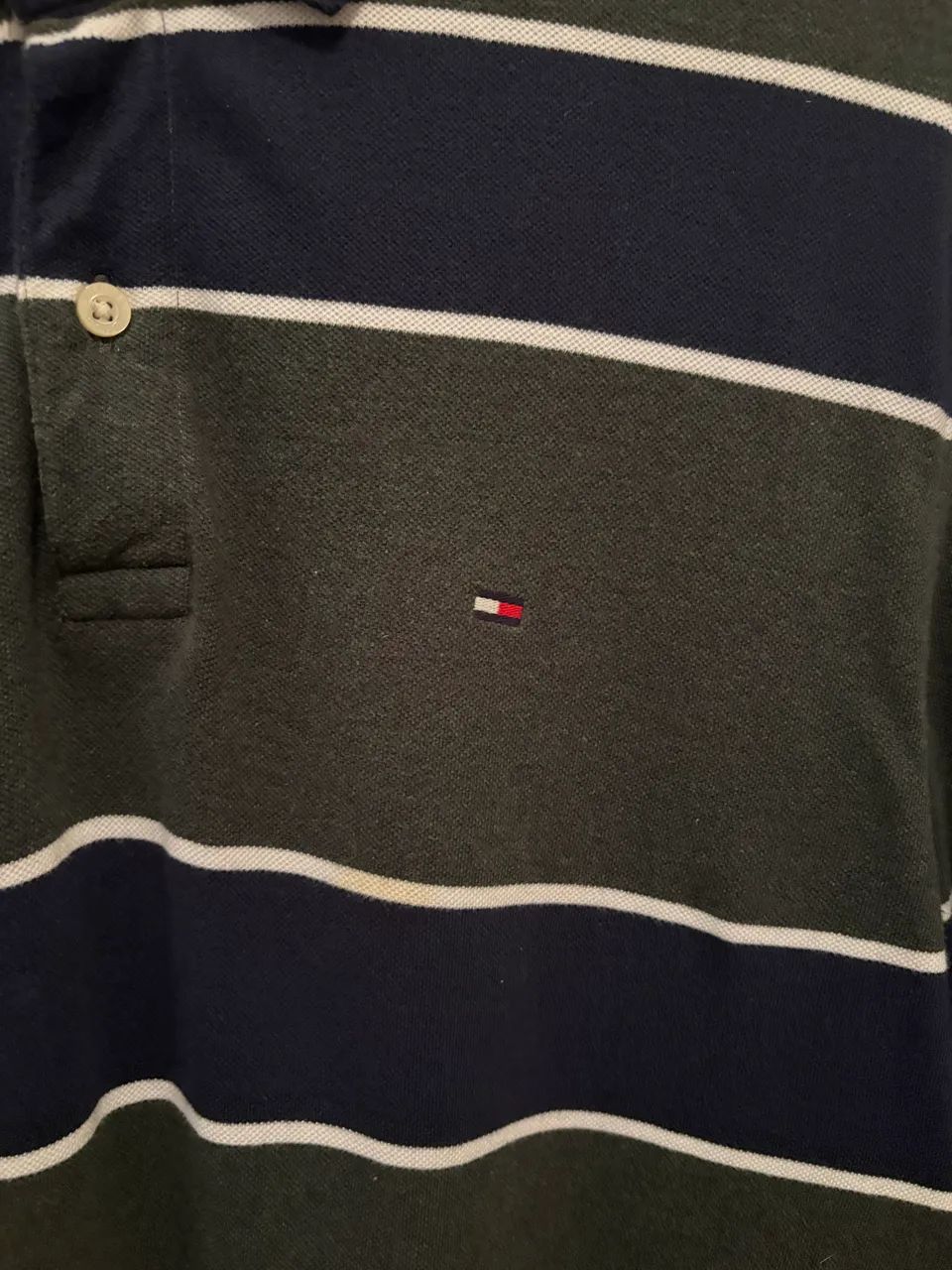 Camisa polo Tommy Hilfiger manda comprida - Foto 4