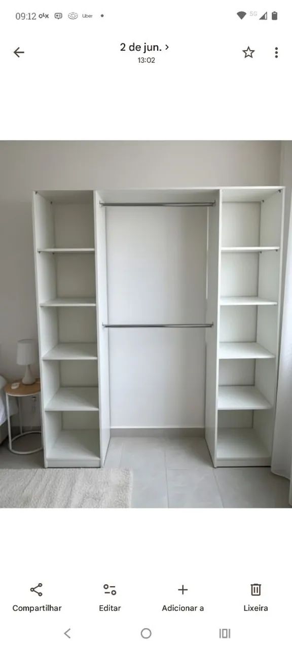 Loja do closet em mdf