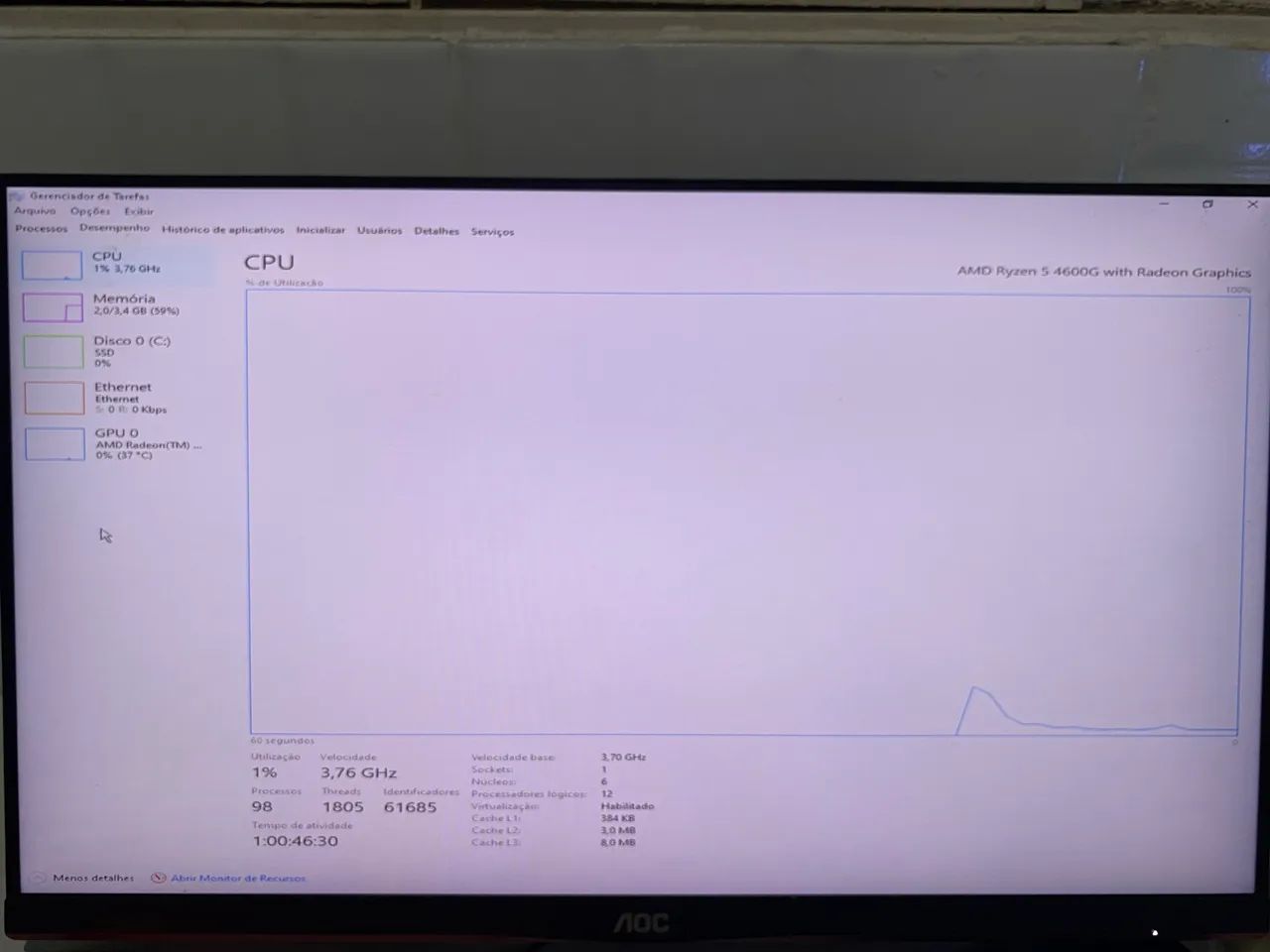 ? PC Gamer Ryzen 5 4600G - Foto 4