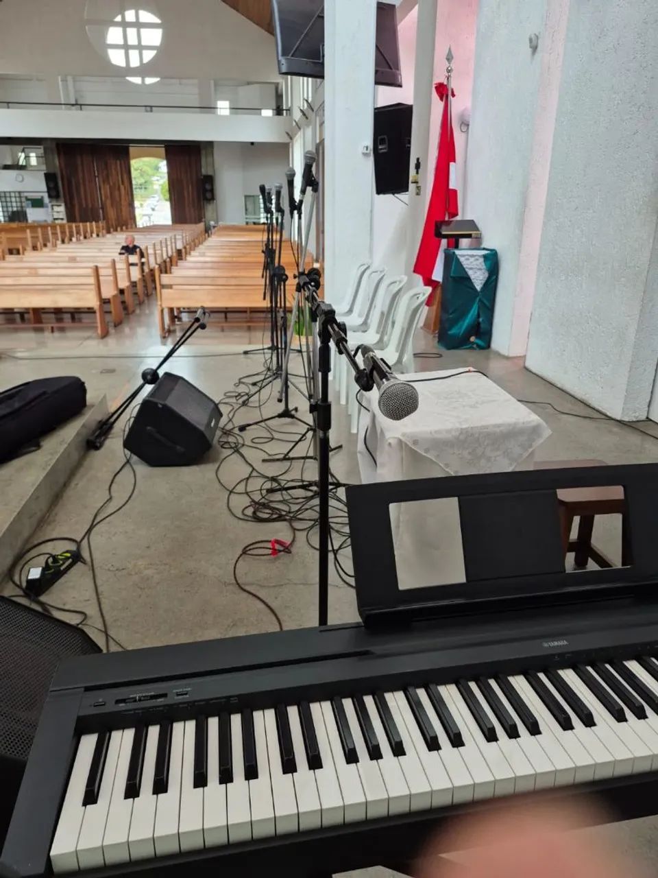 Yamaha P-45 Original - Piano Digital Semi-novo, Pouquíssimo Uso - Foto 6