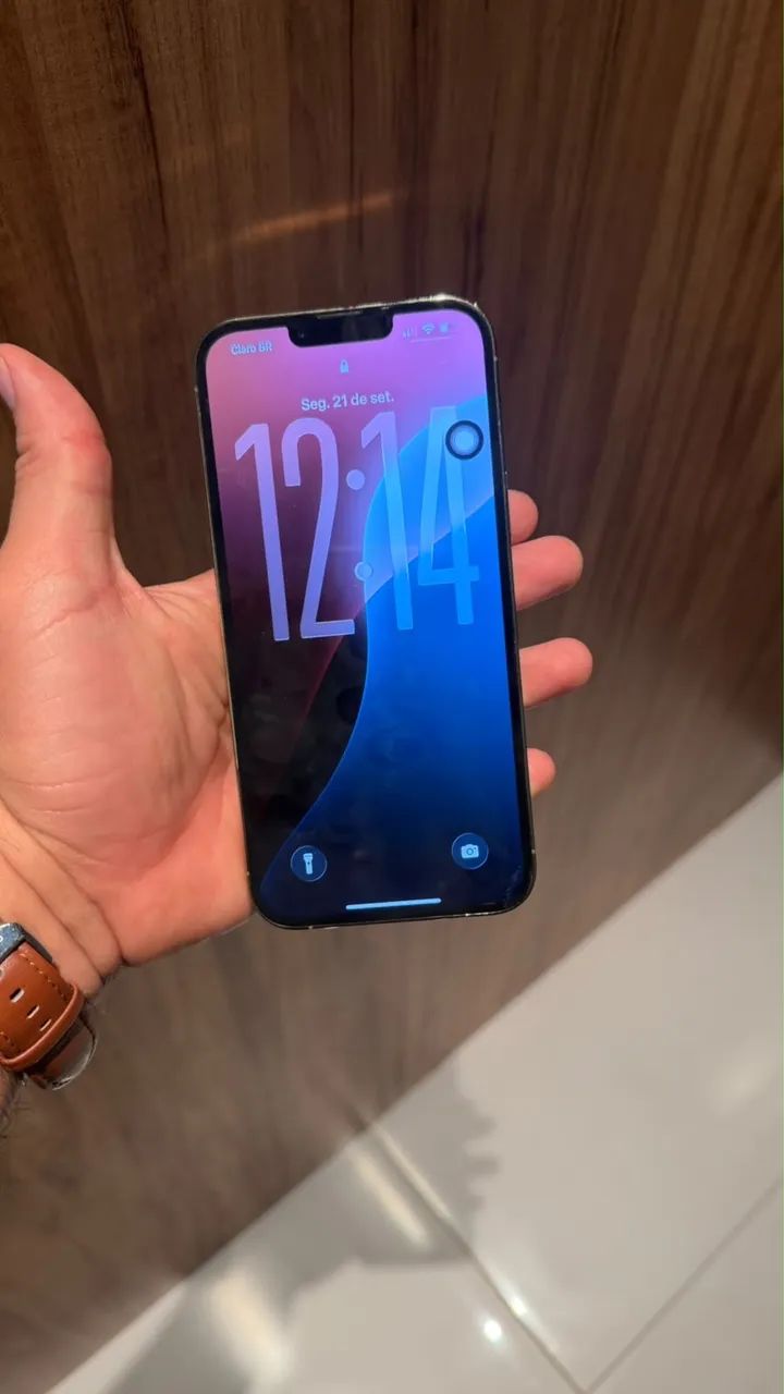 iPhone 13 Pro Max 128g dourado 