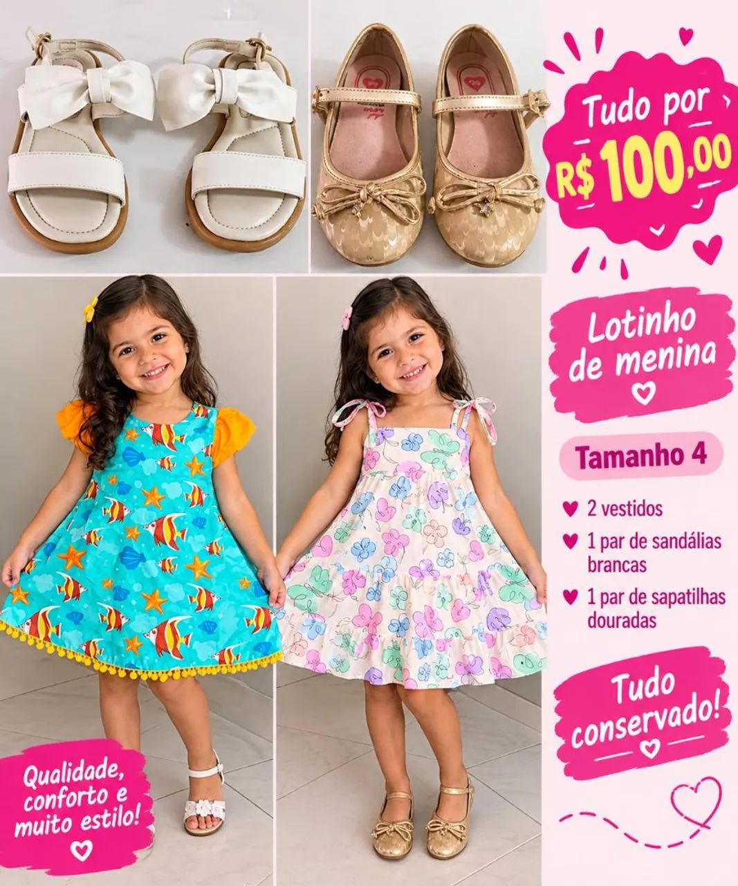Vendo potinho de menina 