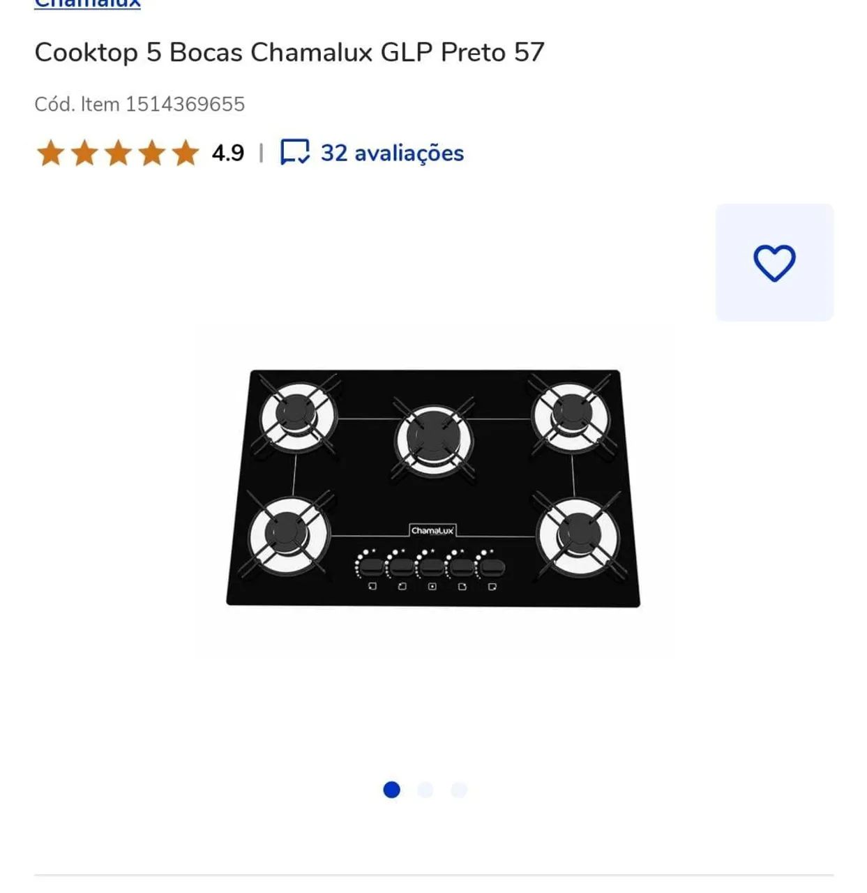 Cooktop 5 Bocas À Venda