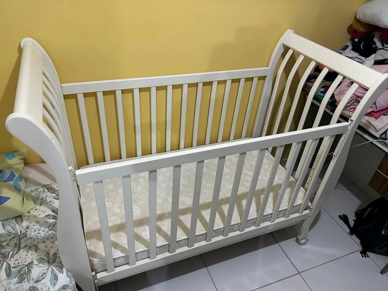 Berço Branco em madeira - Foto 3