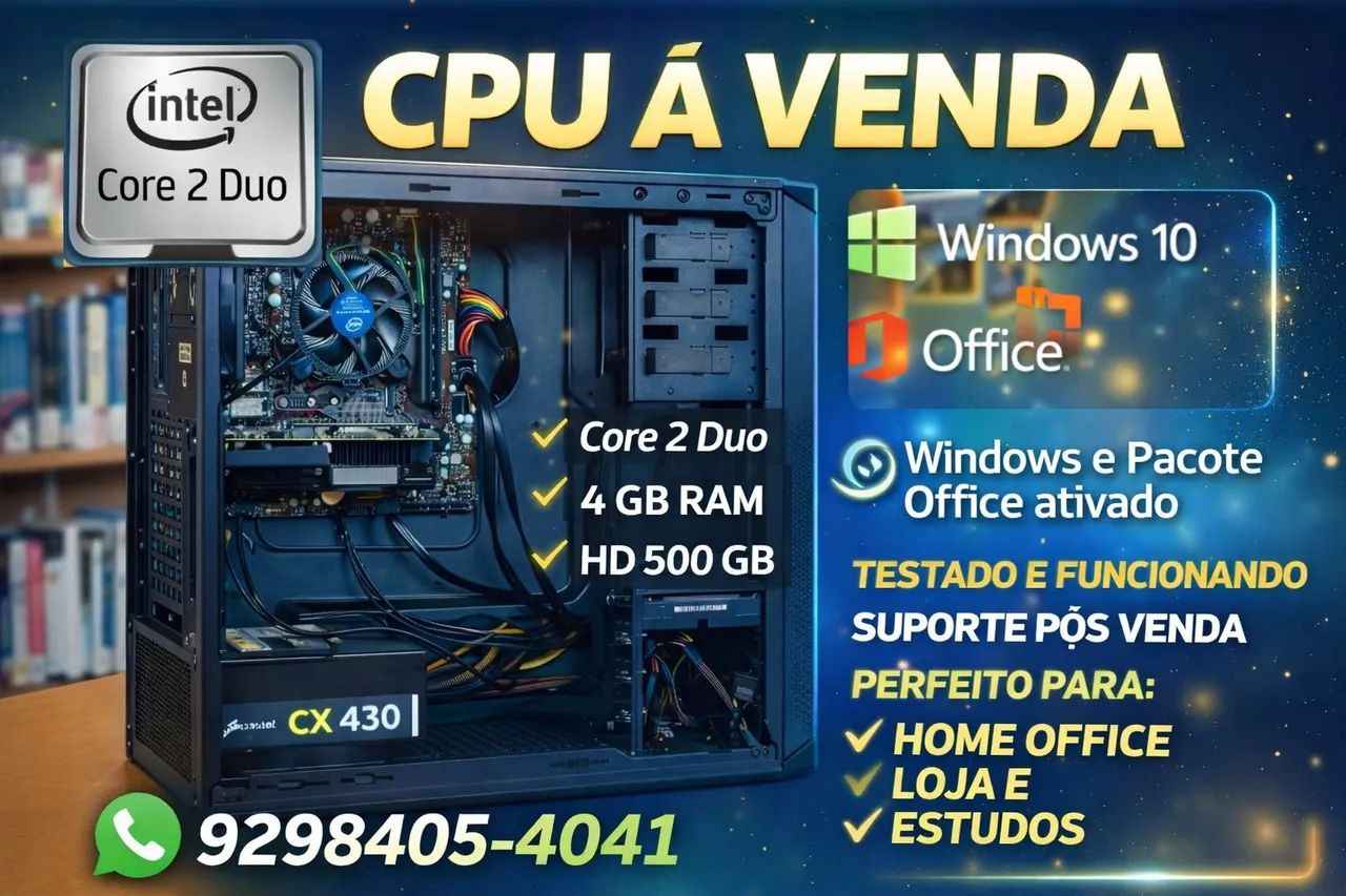 CPU Para Estudos e Home Office