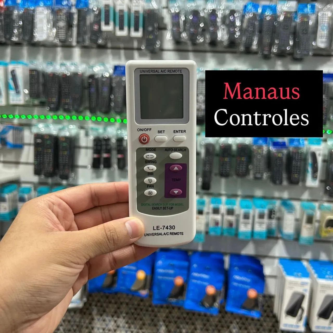 Controle ar condicionado universal